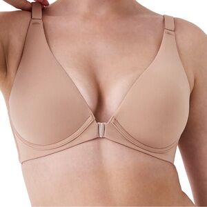SPANXSmooth Bra‑llelujah Adjustable Plunge Wireless Lift Bra Toasted Oatmeal 34D